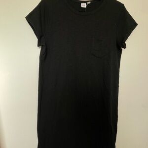 GAP Black Casual T-Shirt Dress